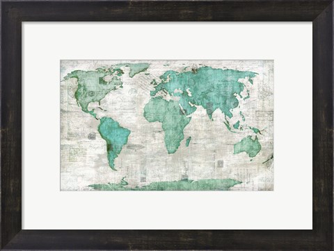 Framed World Print
