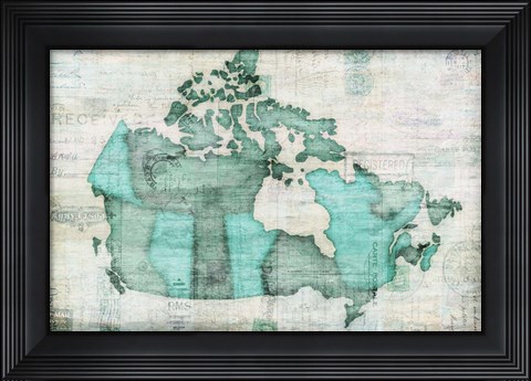Framed Canada Print