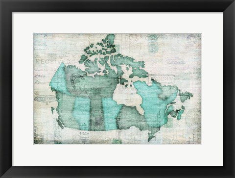 Framed Canada Print