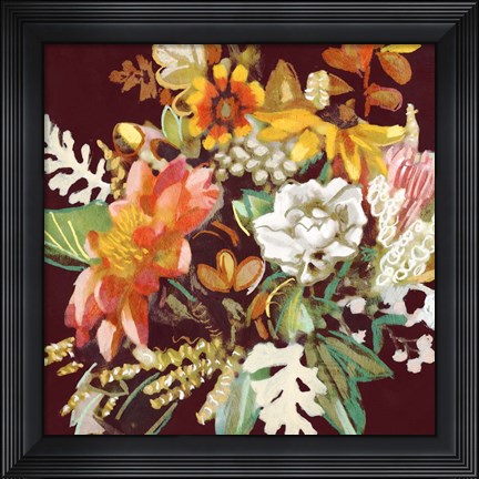 Framed Posy I Print