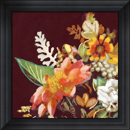 Framed Posy II Print