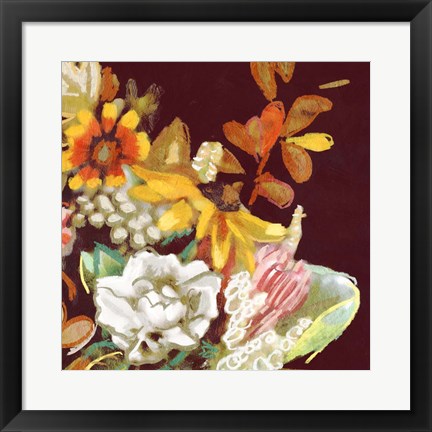 Framed Posy III Print