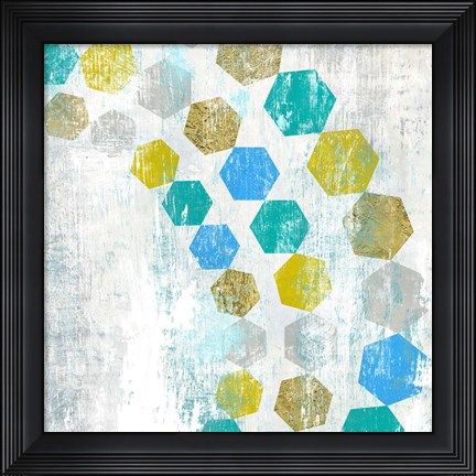 Framed Hexagon IV Print