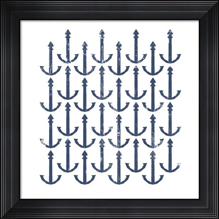 Framed Anchors Print
