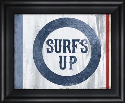 Framed Surfs Up Print