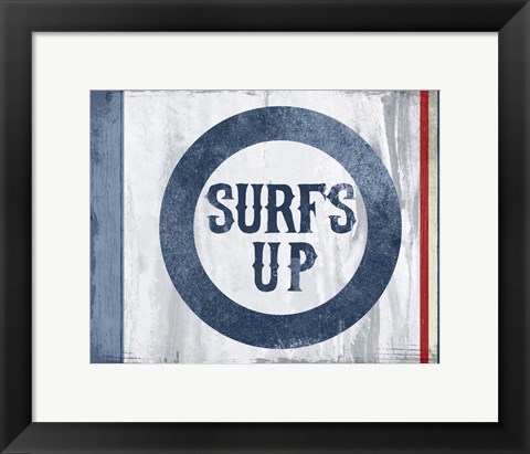 Framed Surfs Up Print