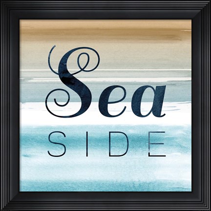 Framed Seaside Print