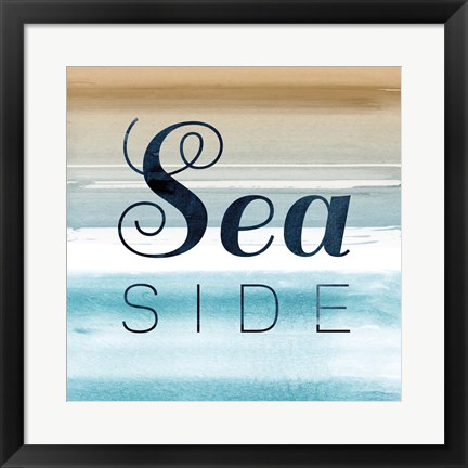 Framed Seaside Print