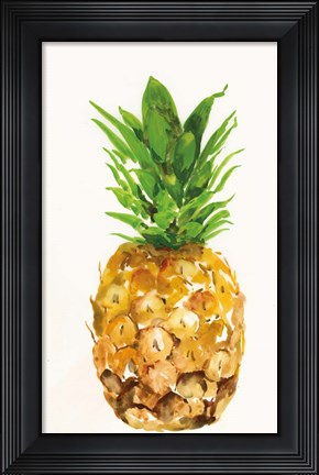 Framed Pineapple I Print