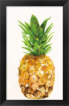 Framed Pineapple I Print