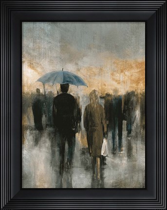 Framed Morning Avenue I Print