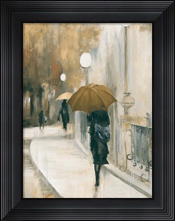 Framed Morning Avenue II Print