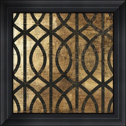 Framed Art Deco III Print