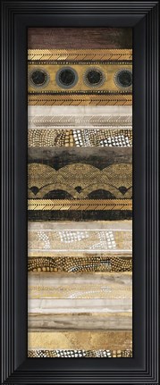 Framed Klimt Dots II Print