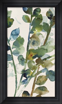 Framed Fall Leaves I Print