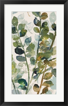 Framed Fall Leaves II Print