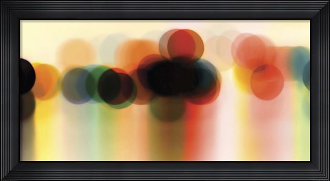 Framed Winking Street Lamps Print