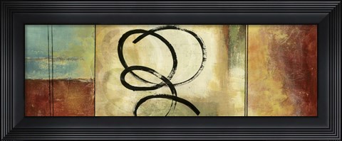 Framed Twirlies I Print