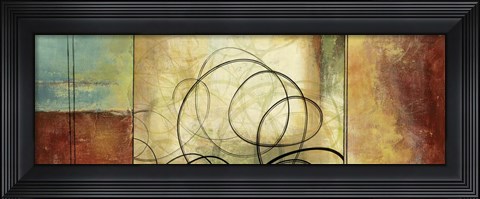 Framed Twirlies II Print