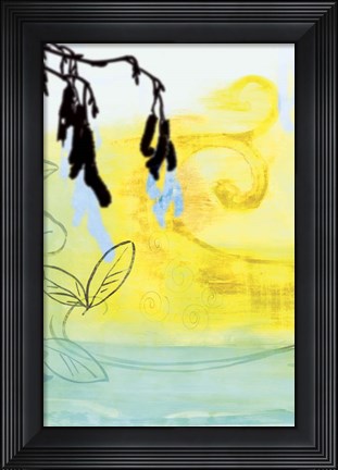 Framed Pea Pods Print