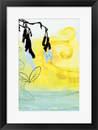 Framed Pea Pods Print