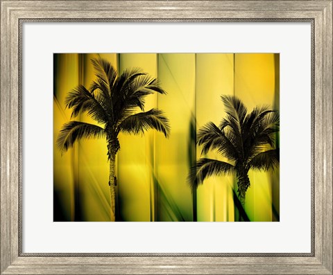 Framed Two Palms Print