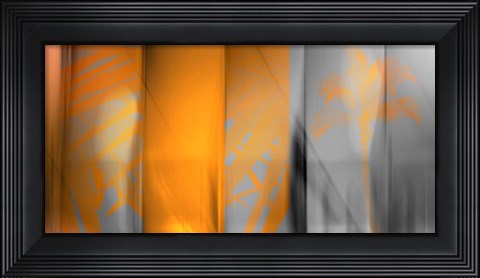 Framed Orange Shades Print