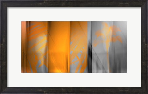 Framed Orange Shades Print