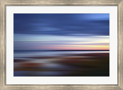 Framed Blue on the Horizon Print