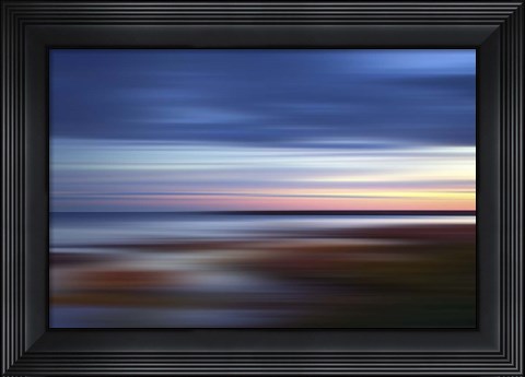 Framed Blue on the Horizon Print