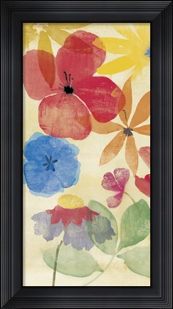 Framed Field Floral I Print