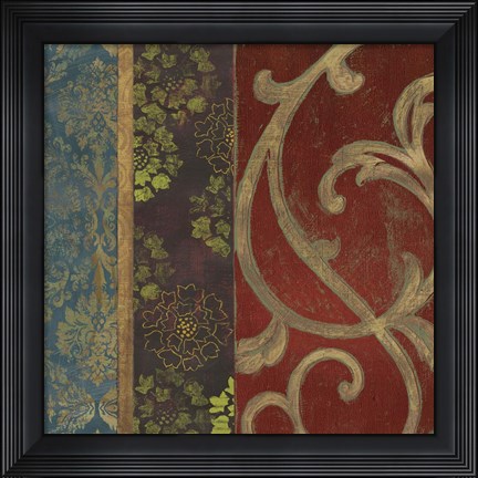 Framed Embroidered I Print