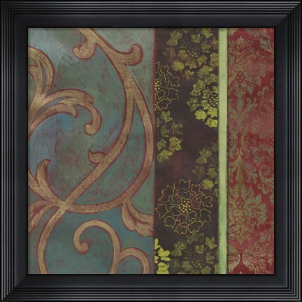 Framed Embroidered II Print