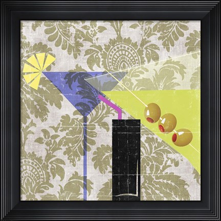 Framed Cocktail I Print