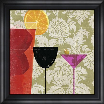 Framed Cocktail II Print