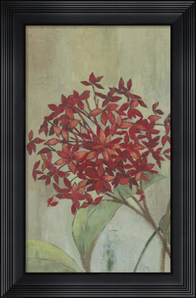 Framed Summer Flowers I Print
