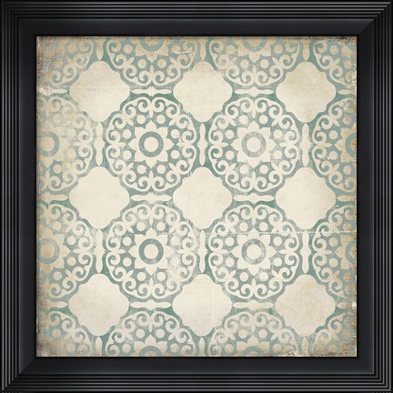 Framed Regency I Print