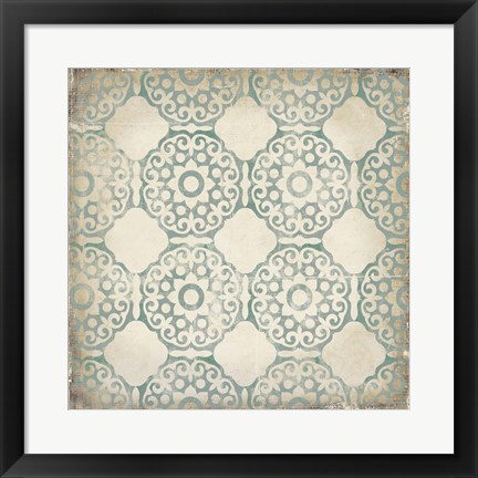 Framed Regency I Print