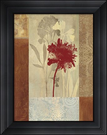 Framed Garden Patchwork Print