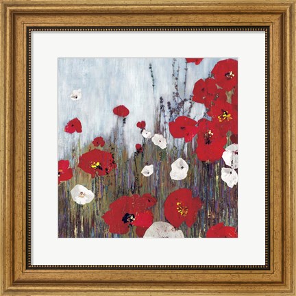 Framed Passion Poppies II Print