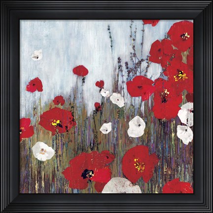 Framed Passion Poppies II Print