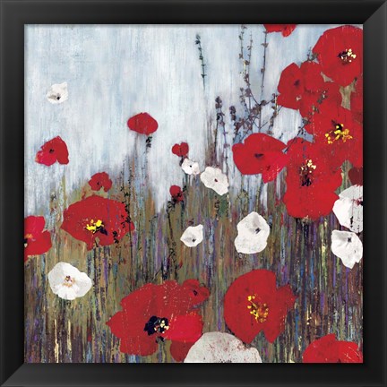 Framed Passion Poppies II Print