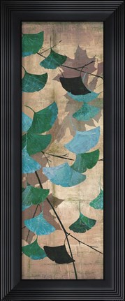 Framed Azure Branch I Print