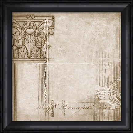 Framed Romanesque I Print