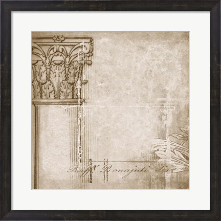 Framed Romanesque I Print