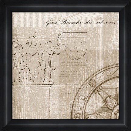 Framed Romanesque II Print