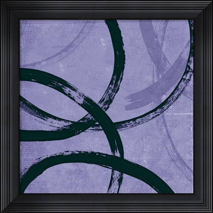 Framed Loopy I Print