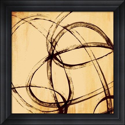 Framed Loopy III Print