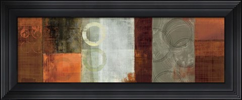 Framed Copper Segments Print