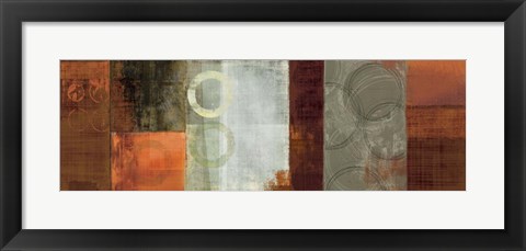 Framed Copper Segments Print